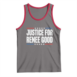 Justice for Renee Good Patriotic Tank Top Minneapolis Jan 8 2026 Memorial Tribute TS02 Deep Heather Red Print Your Wear
