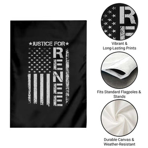 Justice for Renee American Flag Garden Flag Minneapolis Jan 8 2026 Memorial Tribute TS02 Print Your Wear