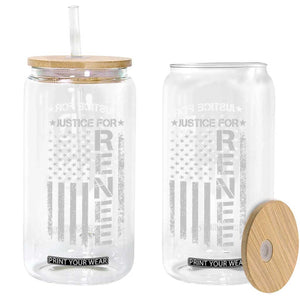 Justice for Renee American Flag Glass Can Minneapolis Jan 8 2026 Memorial Tribute TS02 Print Your Wear