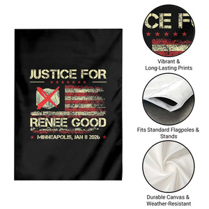Justice for Renee Good Garden Flag Minneapolis Jan 8 2026 American Flag Stop Ice TS02 Print Your Wear