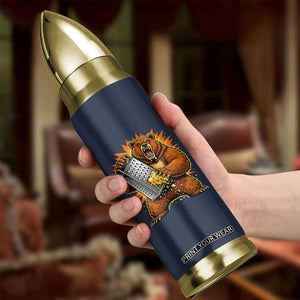 Angry Bear Grating Cheese Grater Hater Fierce Graphic Bullet Tumbler TS02 Print Your Wear