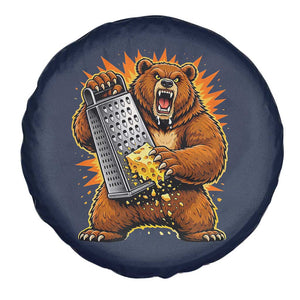 Angry Bear Grating Cheese Grater Hater Fierce Graphic Spare Tire Cover TS02 Print Your Wear