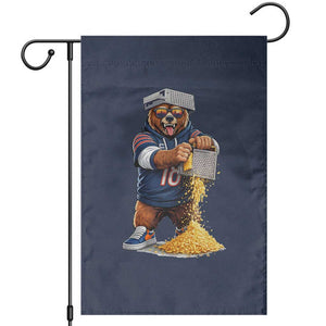 Savage Bear Grating Cheese Graphic Garden Flag Funny Rivalry Football Fans TS02 Navy Print Your Wear