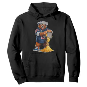 Savage Bear Grating Cheese Graphic Hoodie Funny Rivalry Football Fans TS02 Black Print Your Wear