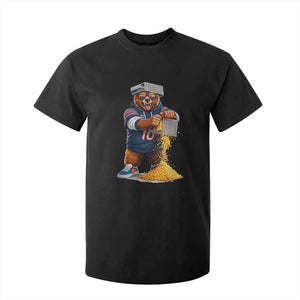 Savage Bear Grating Cheese Graphic T Shirt For Kid Funny Rivalry Football Fans TS02 Black Print Your Wear