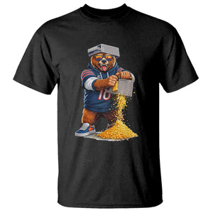 Savage Bear Grating Cheese Graphic T Shirt Funny Rivalry Football Fans TS02 Black Print Your Wear
