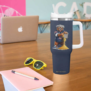 Savage Bear Grating Cheese Graphic Tumbler With Handle Funny Rivalry Football Fans TS02 Print Your Wear