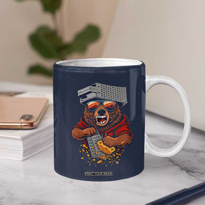 Angry Bear Grating Cheese Coffee Mug Grater Rage Crushing for Fierce Football Fans TS02 Print Your Wear