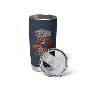 Angry Bear Grating Cheese Tumbler Cup Grater Rage Crushing for Fierce Football Fans TS02 Print Your Wear