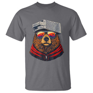 Cheese Grater Bear in Beast Mode T Shirt Funny Rivalry Art for Hardcore Football Fans TS02 Charcoal Print Your Wear