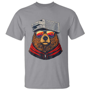 Cheese Grater Bear in Beast Mode T Shirt Funny Rivalry Art for Hardcore Football Fans TS02 Sport Gray Print Your Wear