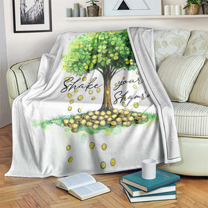 Shake Your Shamrocks Tree Throw Blanket Irish Lucky Happy St Patricks Day TS02 Print Your Wear