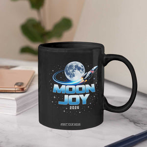 Celestial Moon Joy 2026 Coffee Mug Rocket Launch '26 Lunar Mission Celebration TS02 Print Your Wear