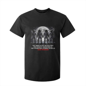 Historic 2026 Lunar Mission Crew Celebration T Shirt For Kid Proud To Be Beyond Low Earth Orbit TS02 Black Print Your Wear