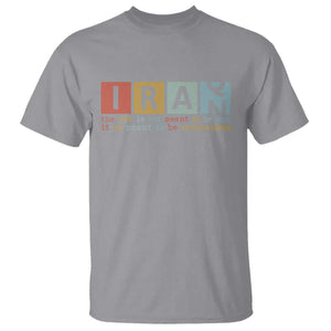 Iran The War Is Meant To Be Continuous Vintage Graphic T Shirt Orwell Quotes Geopolitical Satire TS02 Sport Gray Print Your Wear
