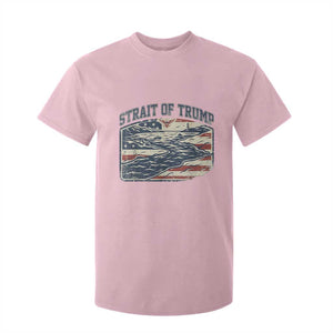 Strait of Trump 2026 Vintage Old Americana T Shirt For Kid American Flag Nautical Patriotic Graphic TS02 Light Pink Print Your Wear