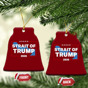 Strait of Trump 2026 Ceramic Ornament Middle East Map Political Graphic TS02 Print Your Wear