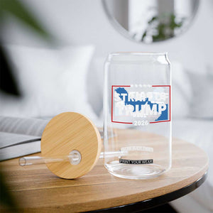 Strait of Trump 2026 Glass Can Middle East Map Political Graphic TS02 Print Your Wear