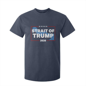 Strait of Trump 2026 T Shirt For Kid Middle East Map Political Graphic TS02 Navy Print Your Wear