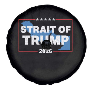 Strait of Trump 2026 Spare Tire Cover Middle East Map Political Graphic TS02 Print Your Wear