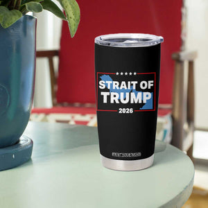 Strait of Trump 2026 Tumbler Cup Middle East Map Political Graphic TS02 Print Your Wear