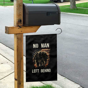No Man Left Behind Soldiers Brotherhood Garden Flag American Flag US Military TS02 Print Your Wear