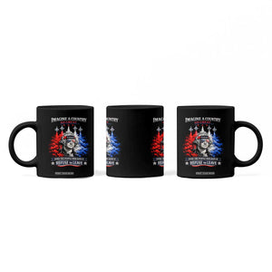 Patriotic George Washington Sunglasses and Fighter Jets Coffee Mug Imagine A Country So Great Pride TS02 Print Your Wear