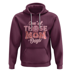 Retro Groovy Mama Hoodie One Of Those Mom Days Funny Mother's Day Mom Life Pink TS02 Maroon Printyourwear