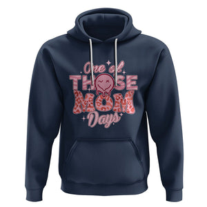 Retro Groovy Mama Hoodie One Of Those Mom Days Funny Mother's Day Mom Life Pink TS02 Navy Printyourwear