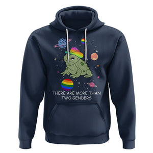 LGBT Pride Frog Hoodie There Are More Than Two Genders Equality TS02 Navy Printyourwear