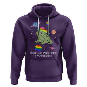 LGBT Pride Frog Hoodie There Are More Than Two Genders Equality TS02 Purple Printyourwear