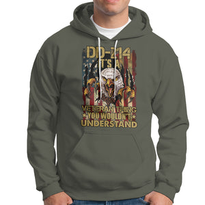 DD-214 It's A Veteran Thing You Wouldn't Understand US Flag Bald Eagle Hoodie TS02 Printyourwear