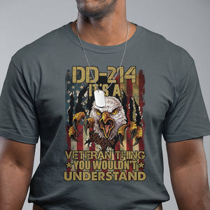 DD-214 It's A Veteran Thing You Wouldn't Understand US Flag Bald Eagle T Shirt TS02 Printyourwear