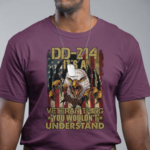 DD-214 It's A Veteran Thing You Wouldn't Understand US Flag Bald Eagle T Shirt TS02 Printyourwear