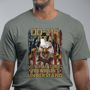 DD-214 It's A Veteran Thing You Wouldn't Understand US Flag Bald Eagle T Shirt TS02 Printyourwear