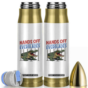 Hands Off Everglades Bullet Tumbler Alligator Protest TS02 White Print Your Wear