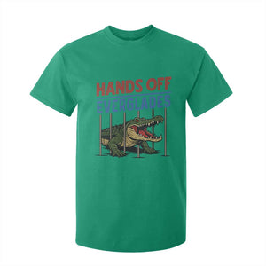 Hands Off Everglades T Shirt For Kid Alligator Protest TS02 Irish Green Print Your Wear