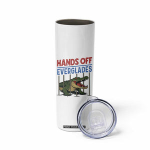 Hands Off Everglades Skinny Tumbler Alligator Protest TS02 Print Your Wear