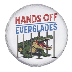 Hands Off Everglades Spare Tire Cover Alligator Protest TS02 Print Your Wear