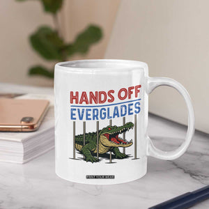 Hands Off Everglades Coffee Mug Alligator Protest TS02 Print Your Wear