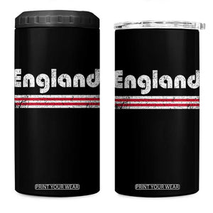 Vintage England Retro Distressed Graphic 4 in 1 Can Cooler Tumbler Patriotic English Heritage Pride Souvenir TS02 One Size: 16 oz Black Print Your Wear