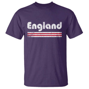 Vintage England Retro Distressed Graphic T Shirt Patriotic English Heritage Pride Souvenir TS02 Purple Print Your Wear