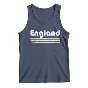 Vintage England Retro Distressed Graphic Tank Top Patriotic English Heritage Pride Souvenir TS02 Navy Print Your Wear