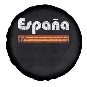 Vintage Espana Espanol Retro Distressed Graphic Spare Tire Cover Patriotic Spanish Spain Flag Heritage Pride Souvenir TS02 Print Your Wear