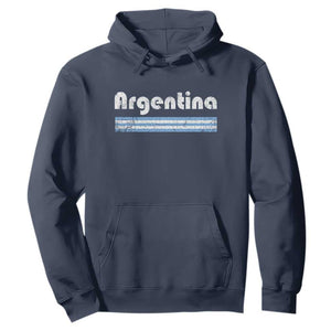 Vintage Argentina Retro Distressed Graphic Hoodie Patriotic Argentine Heritage Pride Souvenir TS02 Navy Print Your Wear
