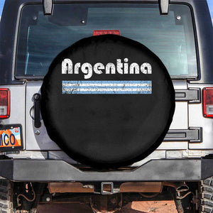 Vintage Argentina Retro Distressed Graphic Spare Tire Cover Patriotic Argentine Heritage Pride Souvenir TS02 No hole Black Print Your Wear