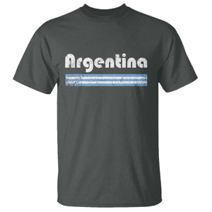 Vintage Argentina Retro Distressed Graphic T Shirt Patriotic Argentine Heritage Pride Souvenir TS02 Dark Heather Print Your Wear