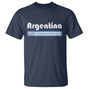 Vintage Argentina Retro Distressed Graphic T Shirt Patriotic Argentine Heritage Pride Souvenir TS02 Navy Print Your Wear