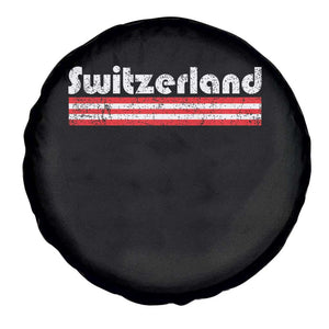 Vintage Switzerland Retro Distressed Graphic Spare Tire Cover Patriotic Swiss Heritage Pride Souvenir TS02 Print Your Wear