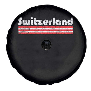 Vintage Switzerland Retro Distressed Graphic Spare Tire Cover Patriotic Swiss Heritage Pride Souvenir TS02 Print Your Wear
